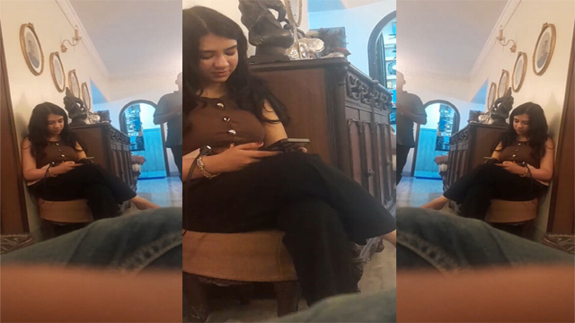 Beautiful Hot Sis Recorded By Brother MMS