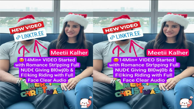 Meetii Kalher Christmas Giving – Amazing Blowjob & Riding Fucked