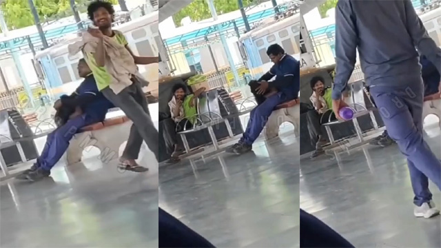 Indian Crazy Guy Getting Blowjob In – Railway Station In Public Capchar Mms Video