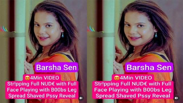 Barsha Sen Famous Model Latest – Stripping With Full Face Porn