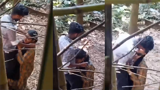 Indian School Girl Outdoor Blowjob – Recorded Secretly Porn