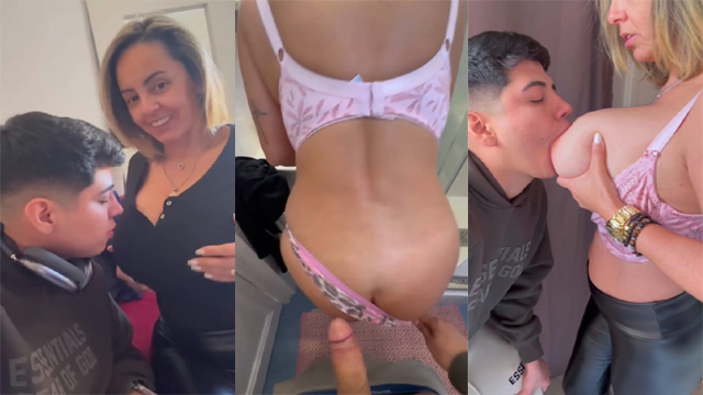 Son Sucks Her Mom’s Huge Tits Fucking Dick