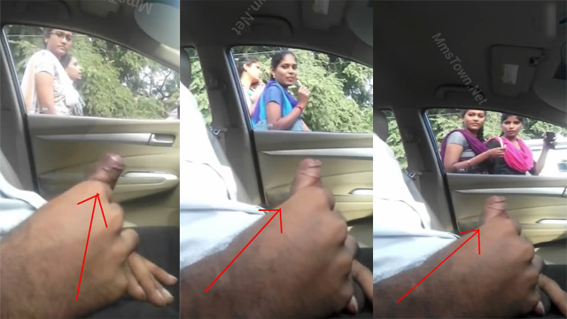 Daring Guy Flash Dick – Infront Of College Girls Inside Car Viral Porn S2