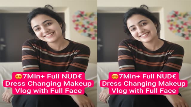 Desi GF Latest Viral Full Nude Dress Changing & Makeup Mms Video