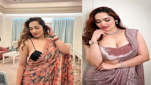 Aditi Mistry Holi Live With Nipples Visible Over Saree Viral Mms Video
